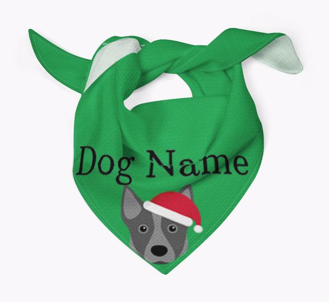 Peeking Christmas Icon: Personalised {breedFullName} Bandana